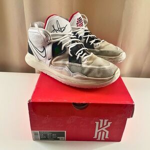 Kyrie Infinity "Man Machine" White Black University Red Men's Size 12